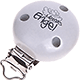 Clip con motivo "Mamas Engel" : grigio chiaro