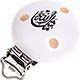 Motivclip "MashAllah" : weiß - schwarz