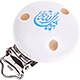Motivclip "MashAllah" : weiß - skyblau