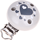 Clip con motivo con cuori : grigio chiaro