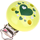 Clip con motivo con cuori : limone