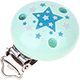Clip con motivo con stelle : menta