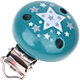 Clip con motivo con stelle : turchese