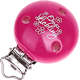 Clip con motivo "Omas Liebling" : rosa scuro