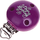 Clip con motivo "Omas Liebling" : viola viola