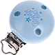 Clip con motivo "Opas Liebling" : azzurro bambino