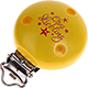 Clip con motivo "Opas Liebling" : giallo