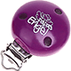 Clip con motivo "Papas Engel" : viola viola