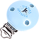Clip con motivo "Papas Volltreffer" : azzurro bambino