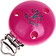 Clip con motivo "Papas Volltreffer" : rosa scuro