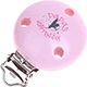 Clip con motivo "Papas Volltreffer" : rosa