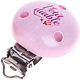 Clip con motivo "petit diable" : rosa