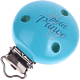 Clip con motivo "petit prince" : turchese chiaro