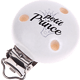 Clip con motivo "petit prince" : bianco - nero