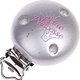 Clip con motivo "petite princesse" : argento
