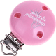 Motivclip "piccola principessa" (Italienisch) : babyrosa