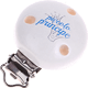 Motivclip "piccolo principe" (Italienisch) : weiß - skyblau
