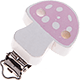 Motivclip – Pilz : rosa