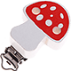 Motivclip – Pilz : rot