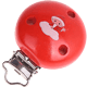Clip con motivo “Sabbiolino – Nuvola” : rosso
