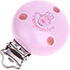 Clip con motivo "Seni seviyorum Anne" : rosa