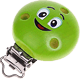 Clip con motivo “Smiley” : verde giallo