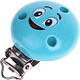 Clip con motivo “Smiley” : turchese chiaro