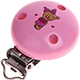 Clip con motivo “Orsacchiotto” : rosa bambino