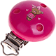 Clip con motivo “Orsacchiotto” : rosa scuro