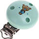 Clip con motivo “Orsacchiotto” : menta