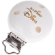 Clip con motivo “Kleine Diva” : bianco