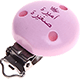 Motivclip "أميرة صغيرة" - kleine Prinzessin : rosa