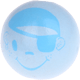 Perlina sagomata “Pirata 3D” : azzurro bambino