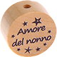 Motivperle "Amore del nonno" (Italienisch) : natur