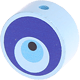 Perlina con motivo “Occhio di Nazar” : azzurro bambino