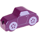 Perlina sagomata “Automobilina” : viola viola