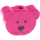 Motivperle Bär : dunkelpink