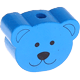Motivperle Bär : mittelblau