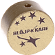 Motivperle "Blöjrokare" (Schwedisch) : gold