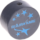 Motivperle "Blöjrokare" (Schwedisch) : grau - skyblau