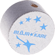 Motivperle "Blöjrokare" (Schwedisch) : silber