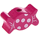 Motivperle Bonbon : dunkelpink