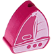 Motivperle Boot : dunkelpink