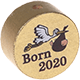 Perlina con motivo "Born 2020" : oro