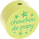 Motivperle "chouchou/chouchoutte de papy" (Französisch) : lemon