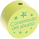 Motivperle "Consentido del abuelo" (Spanisch) : lemon