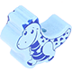 Motivperle Dino : babyblau