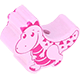 Motivperle Dino : rosa