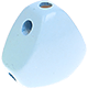 Motivperle Dreieckskörper : babyblau