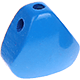 Motivperle Dreieckskörper : mittelblau